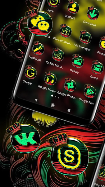 Crown Lion Launcher Themes - عکس برنامه موبایلی اندروید