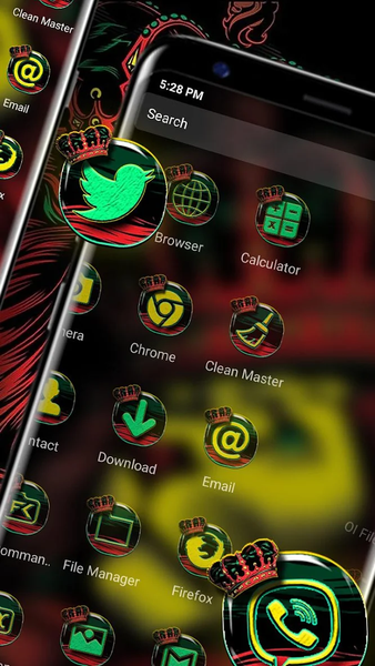 Crown Lion Launcher Themes - عکس برنامه موبایلی اندروید