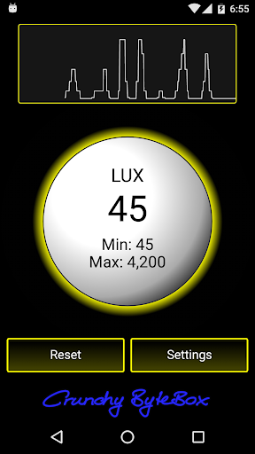 Lux Meter - Image screenshot of android app