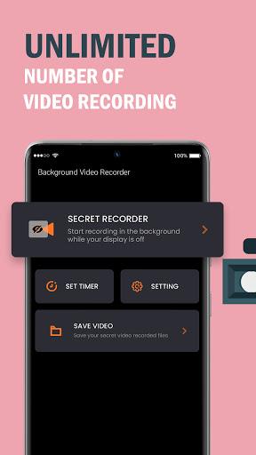 Background Video Recorder - Image screenshot of android app
