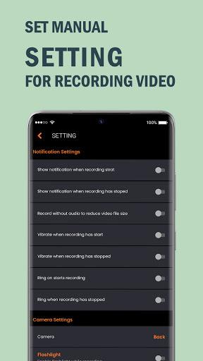 Background Video Recorder - Image screenshot of android app