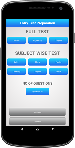 Entry Test Preparation - عکس برنامه موبایلی اندروید