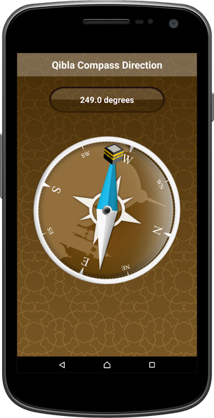 Qibla Compass Direction - Image screenshot of android app