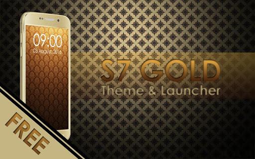 Theme for Galaxy S7 Gold - عکس برنامه موبایلی اندروید