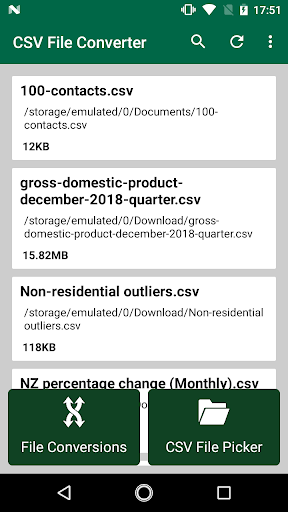 CSV File Converter - عکس برنامه موبایلی اندروید