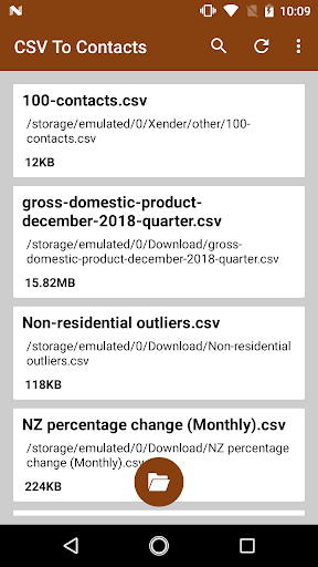CSV To Contacts - Image screenshot of android app