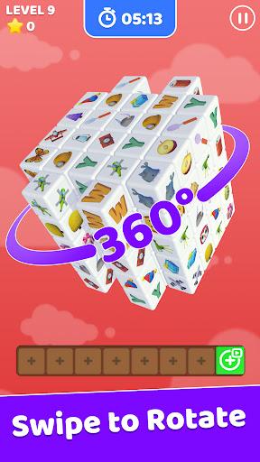 Cube Match - 3D Puzzle Game - Image screenshot of android app