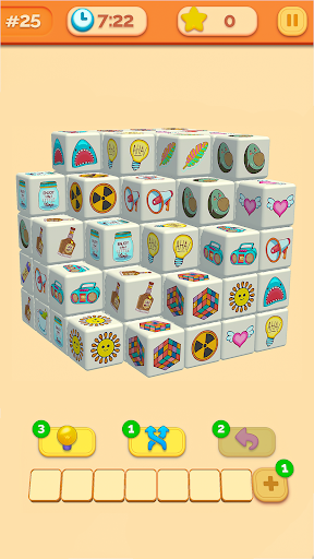 Cube Match 3D Tile Matching - Image screenshot of android app