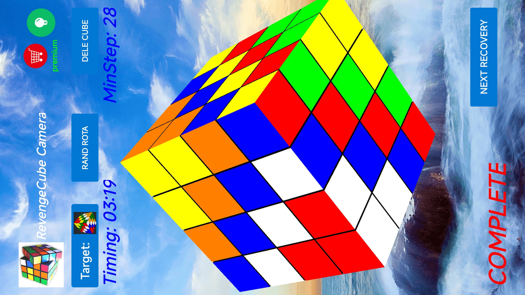 Cube Solver ۴x۴ - عکس بازی موبایلی اندروید