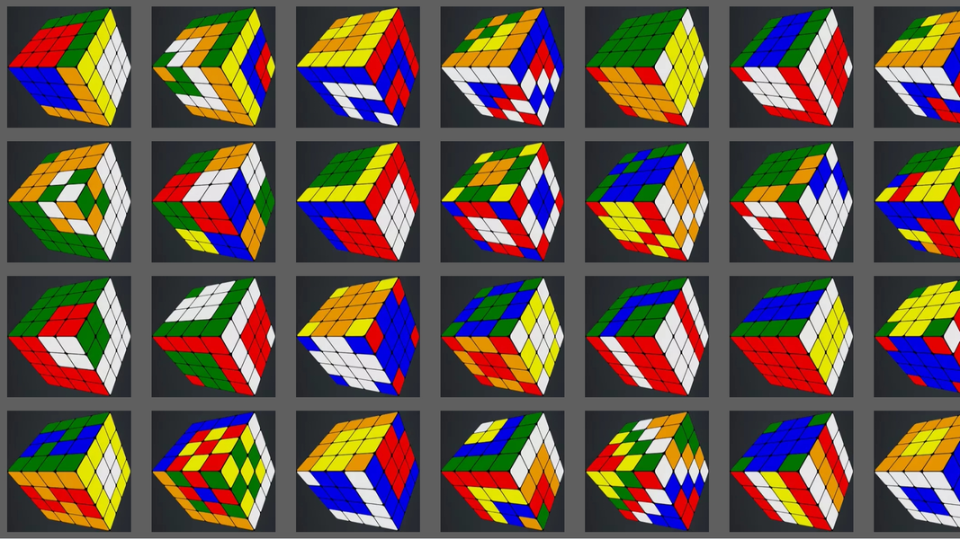 Cube Solver ۴x۴ - عکس بازی موبایلی اندروید