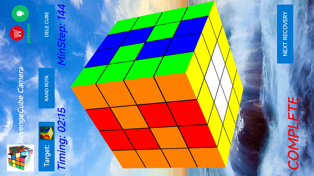 Cube Solver ۴x۴ - عکس بازی موبایلی اندروید