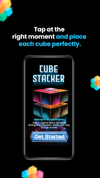 CubeStacker - Gameplay image of android game