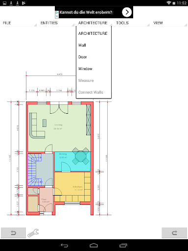 MobilCAD 2d CAD - Image screenshot of android app