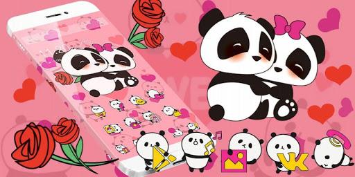 Pink Panda Cute Icons - عکس برنامه موبایلی اندروید