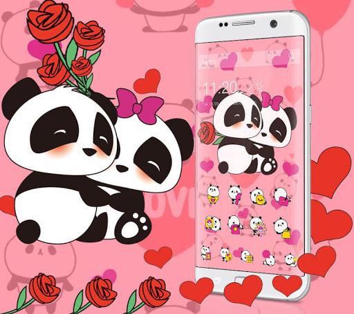 Pink Panda Cute Icons - عکس برنامه موبایلی اندروید