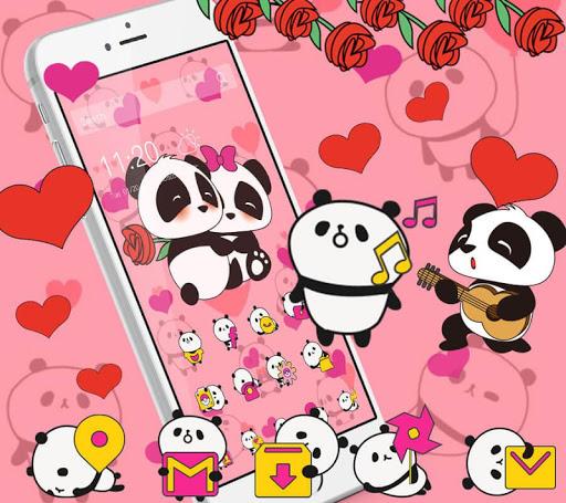 Pink Panda Cute Icons - عکس برنامه موبایلی اندروید