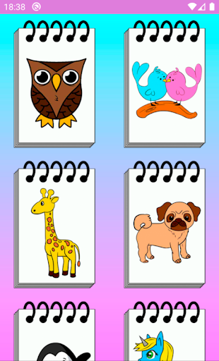 How to draw animals - Image screenshot of android app