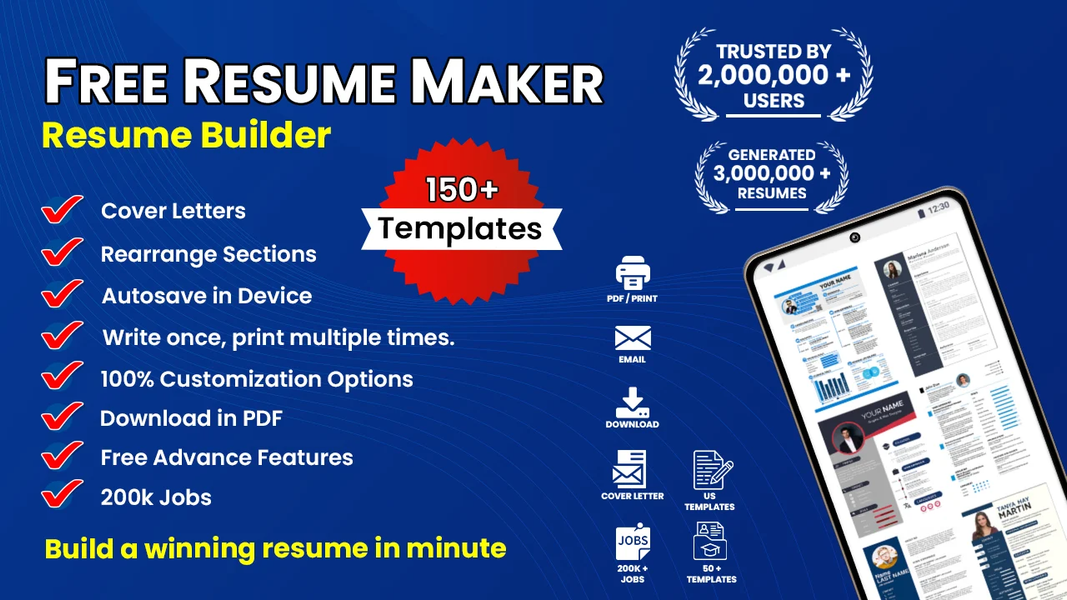 Resume Builder - AI CV Maker - Image screenshot of android app