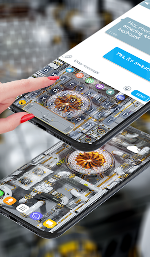 ۳D Wallpaper + Keyboard Sci Fi - عکس برنامه موبایلی اندروید