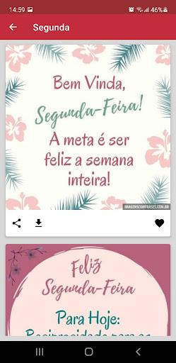 Dias da Semana com Frases - Image screenshot of android app