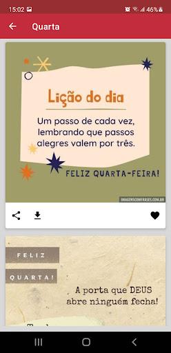 Dias da Semana com Frases - Image screenshot of android app