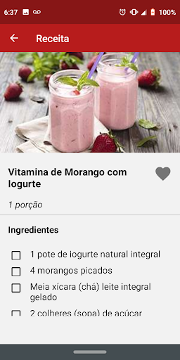 Receitas de Liquidificador - Image screenshot of android app