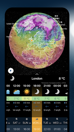 Ventusky: Weather Maps & Radar - Image screenshot of android app