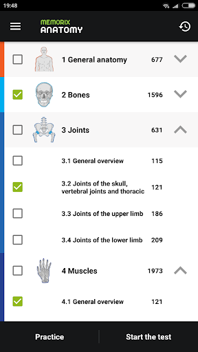 Memorix Anatomy QUIZ - Image screenshot of android app