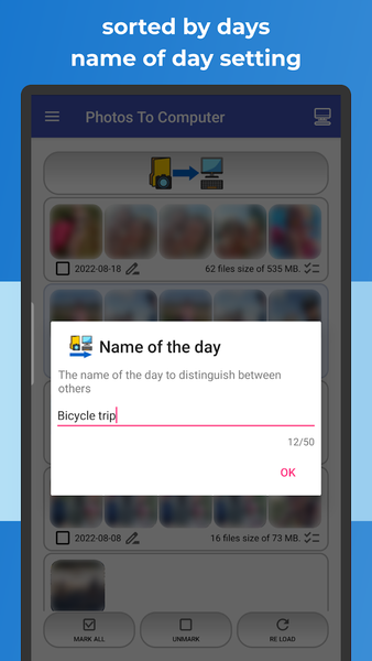 Daily Photos to Your Computer - عکس برنامه موبایلی اندروید