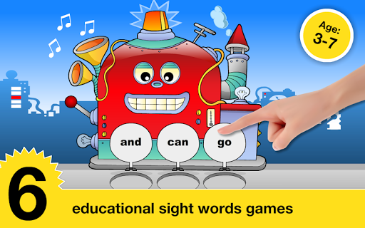 Sight Words Learning Games & F - عکس برنامه موبایلی اندروید