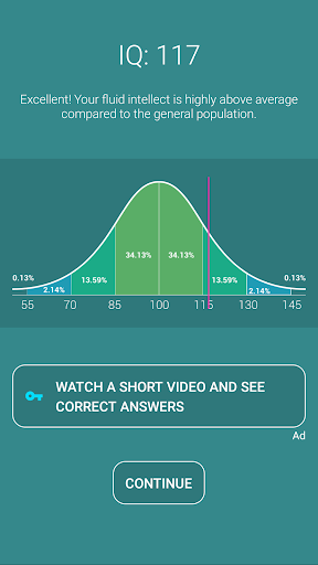 IQ test - Image screenshot of android app