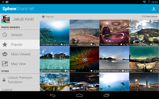 SphereShare - عکس برنامه موبایلی اندروید