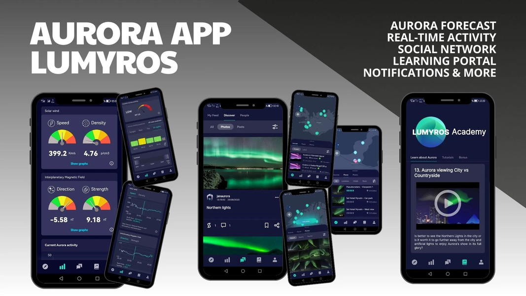 Lumyros: Aurora App & Social - عکس برنامه موبایلی اندروید