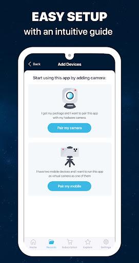 ZoomOn Home Security Camera - عکس برنامه موبایلی اندروید