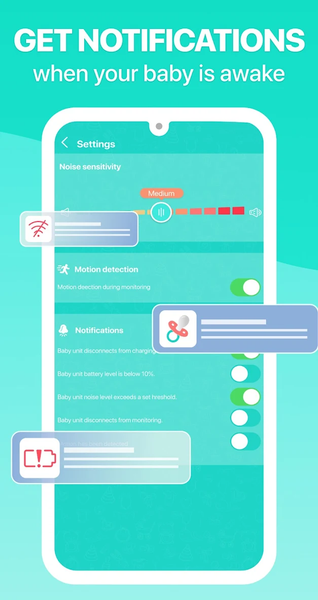 Annie Baby Monitor: Nanny Cam - عکس برنامه موبایلی اندروید
