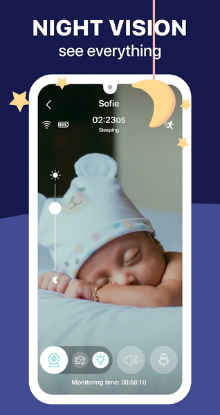 Annie Baby Monitor: Nanny Cam - عکس برنامه موبایلی اندروید