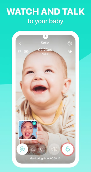 Annie Baby Monitor: Nanny Cam - عکس برنامه موبایلی اندروید