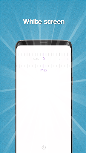 White Screen Flashlight - Image screenshot of android app