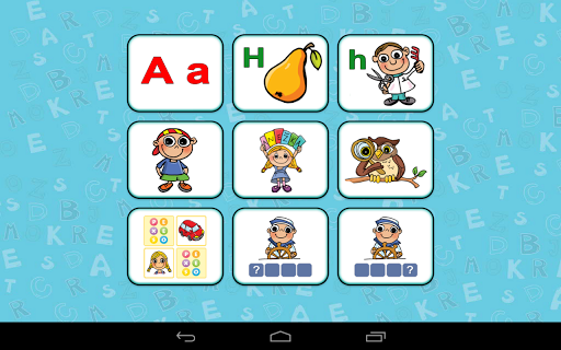 Abeceda pro děti - výukové hry - Gameplay image of android game