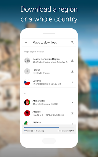 Mapy.cz: maps & navigation - عکس برنامه موبایلی اندروید