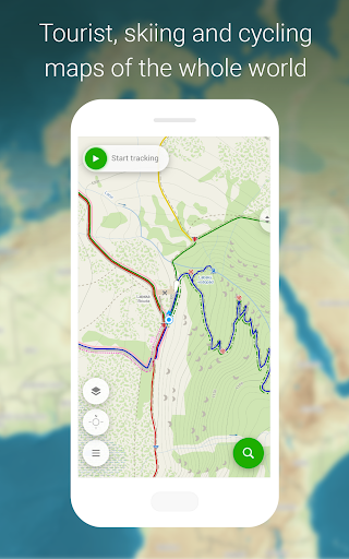 Mapy.com: Offline hiking maps - Image screenshot of android app