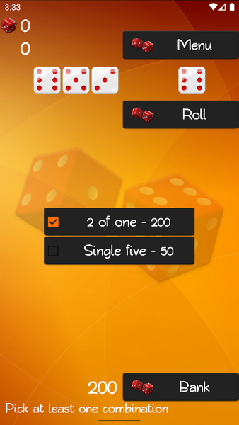 Dice Game 10k - Gameplay image of android game