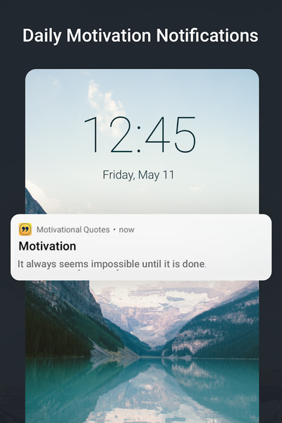 Daily Motivational Quotes - Image screenshot of android app