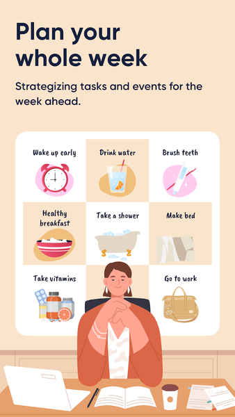 Me+ Lifestyle Routine - Image screenshot of android app