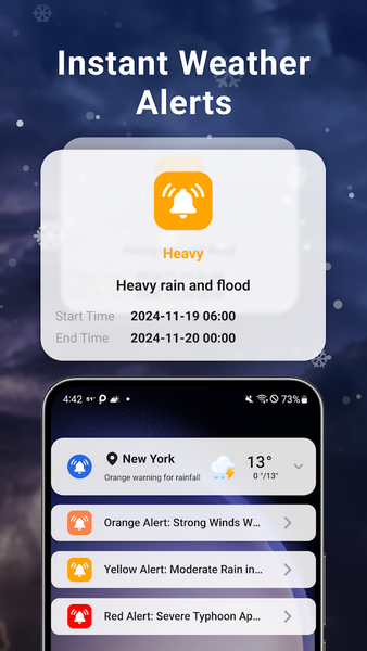 Weather Launcher - Live Radar - عکس برنامه موبایلی اندروید