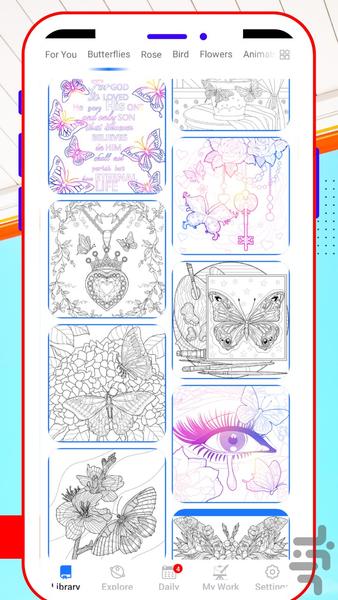 کتاب رنگ آمیزی شماره - Color Number - Image screenshot of android app