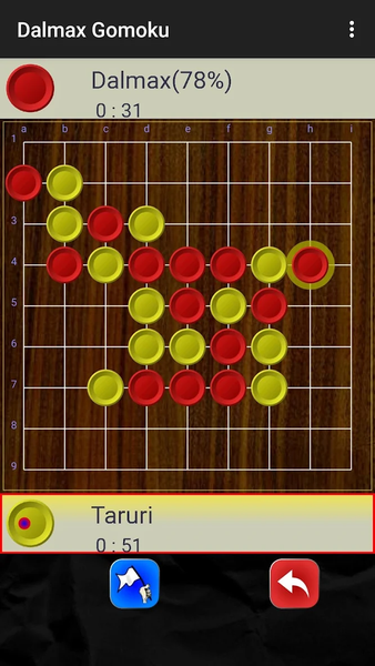 Dalmax Gomoku - Gameplay image of android game