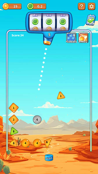 SphereSplash - Gameplay image of android game