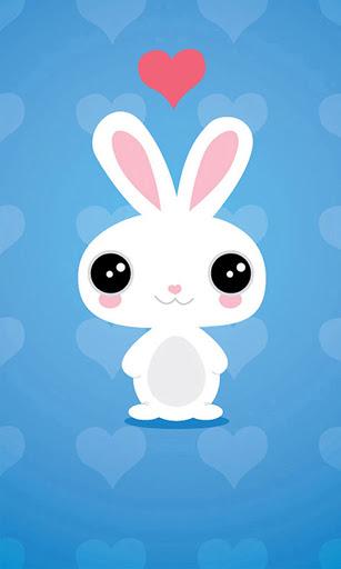 Cute Bunny Wallpaper - Image screenshot of android app
