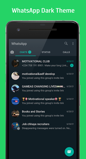 Dark Mode for Apps Night Mode - Image screenshot of android app
